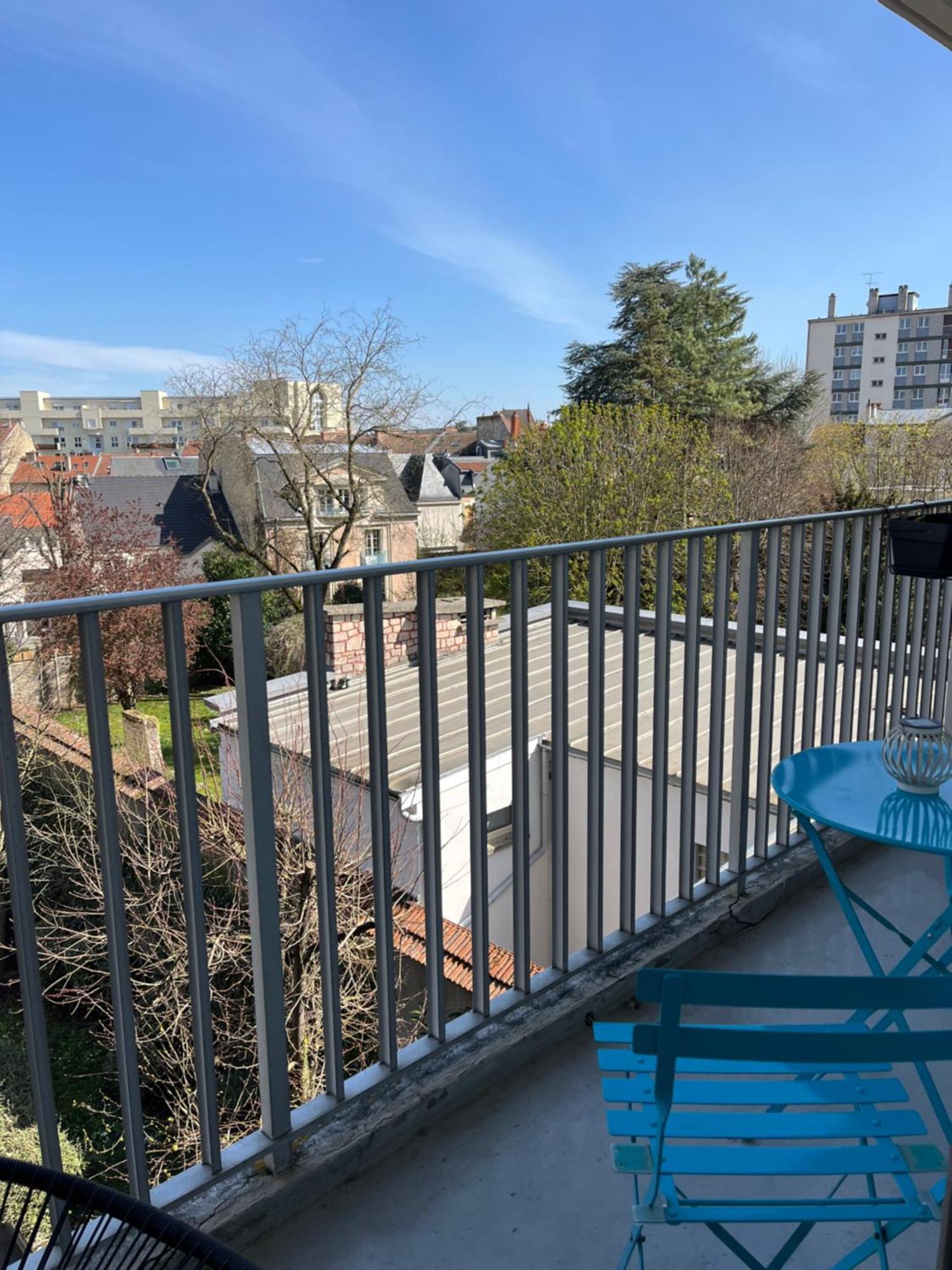 Ferienwohnung Centre Reims Cathedrale Avec Balcon Exterior foto